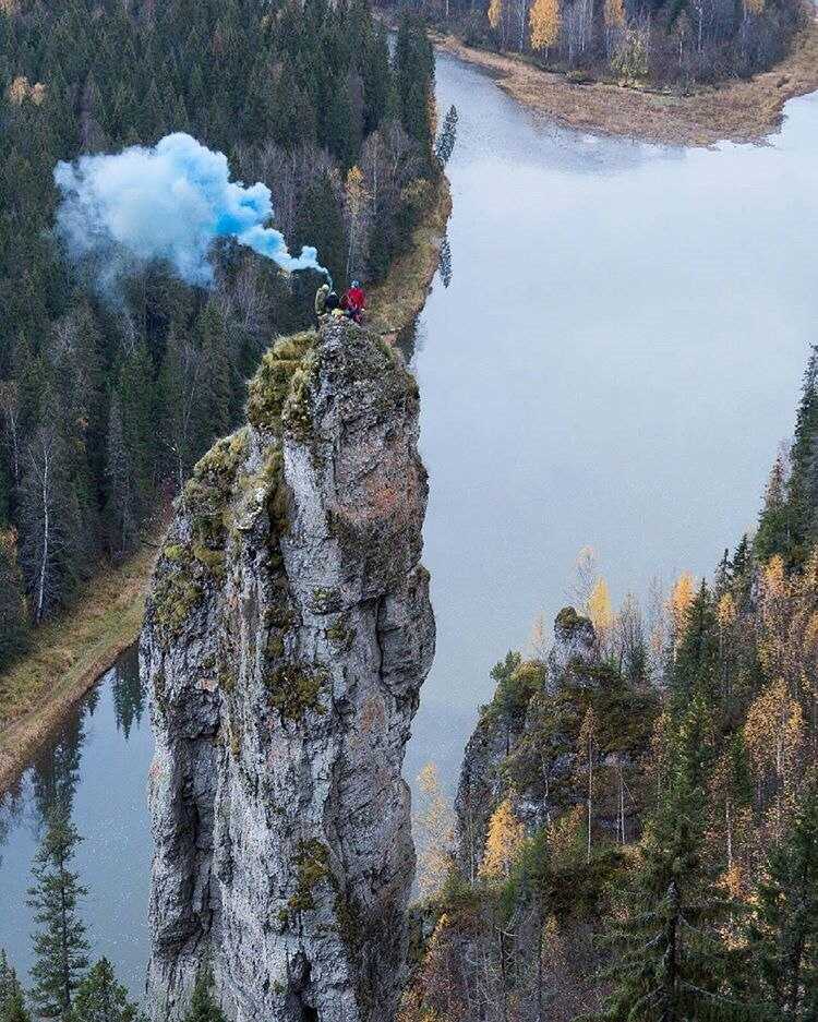 Усьвинские столбы Пермский край зимой