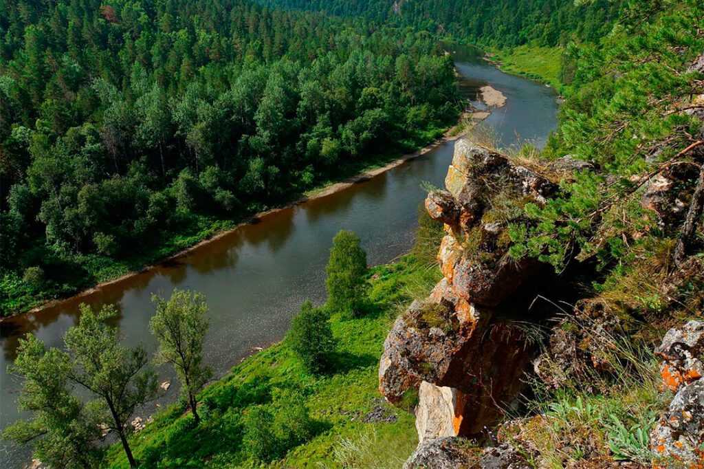 Башкирия река Уральские горы