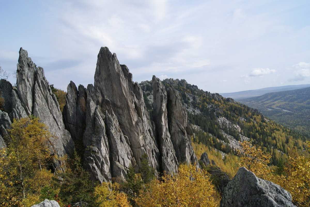 Горные хребты Уральской горы