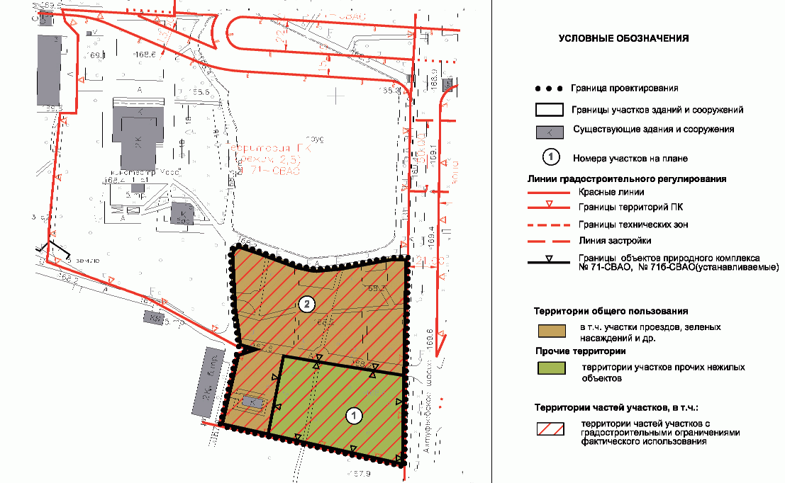 Карта с красными линиями