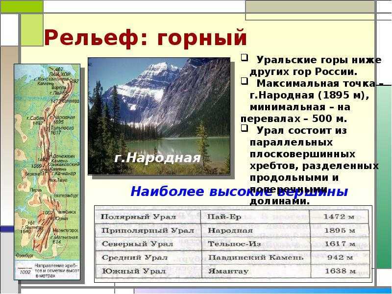 Урал план. Уральские горы самая высокая точка название. Протяженность уральских гор. Высота гор Урала. Название гор на Урале.