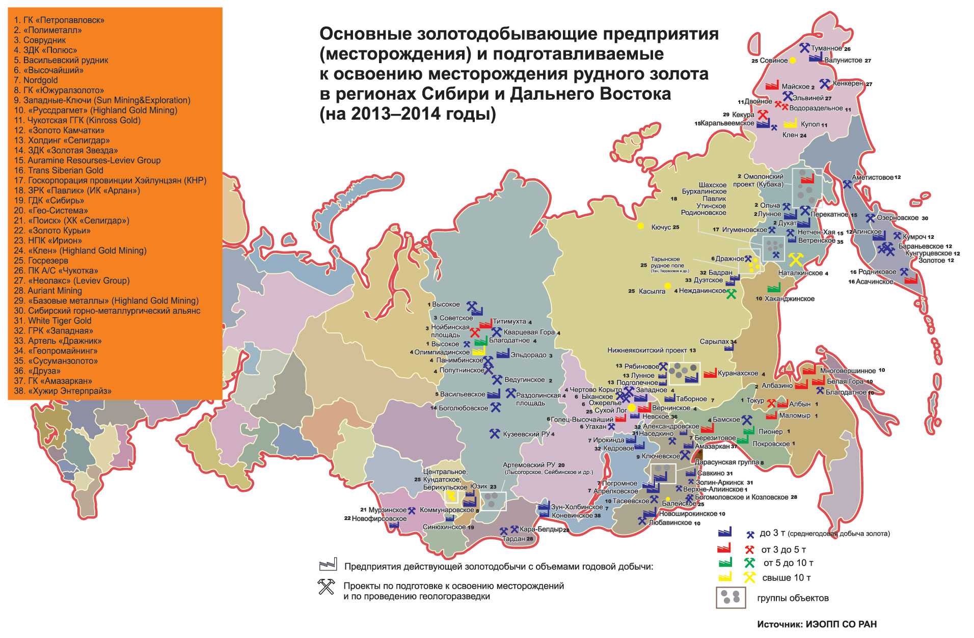 Золото и технологии карта золоторудных месторождений