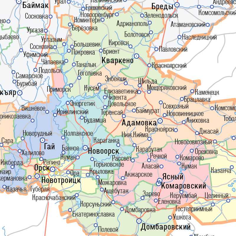Ясный оренбургская область на карте. Новотроицк Оренбургская область на карте. Карта Оренбургской области. Оренбург на карте России. Карта гор Оренбургской области.