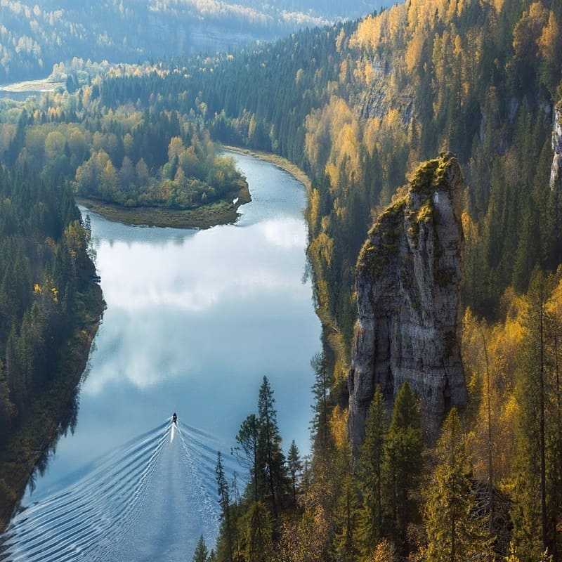 Усьвинские столбы Пермский край зимой